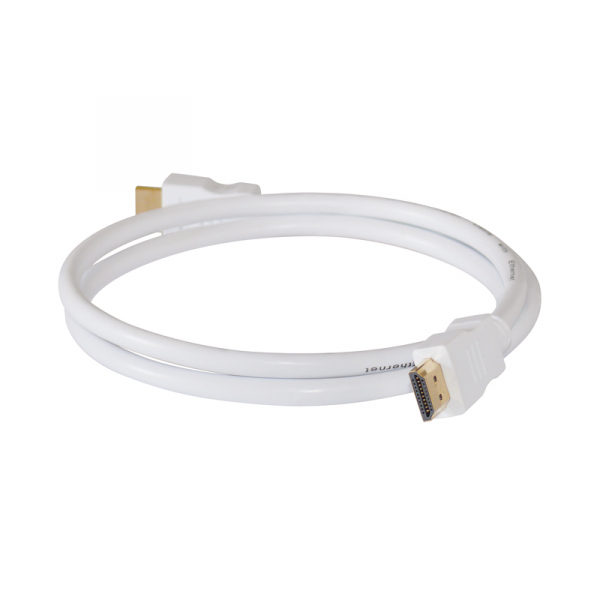 HDMI-Kabel 1.4 vergoldet 5,0m weiss