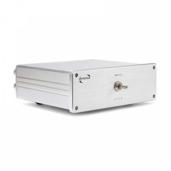 Dynavox Verstärker/Boxen-Umschalter AMP-S III silber