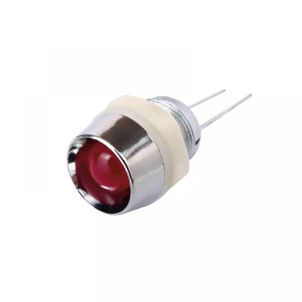 LED mit Fassung 8 mm rot 10 Stück