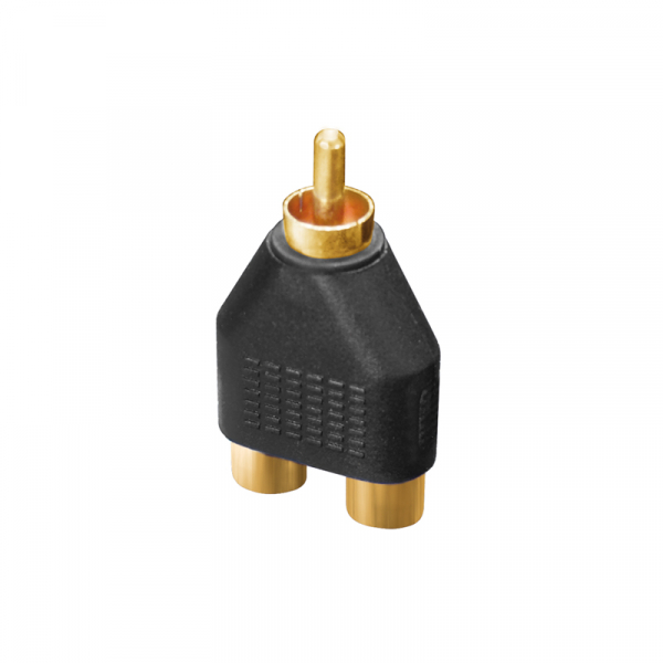 Dynavox Cinchadapter Stecker-2 x Buchse Blisterverpackung