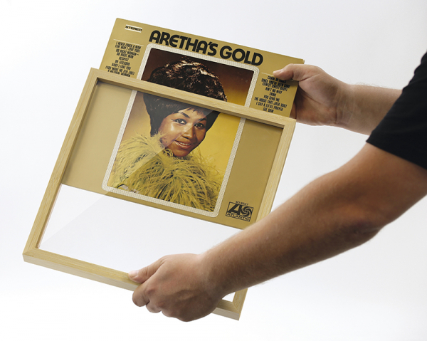 Dynavox Schallplattencover-Wechselrahmen CF1 Bambus hell