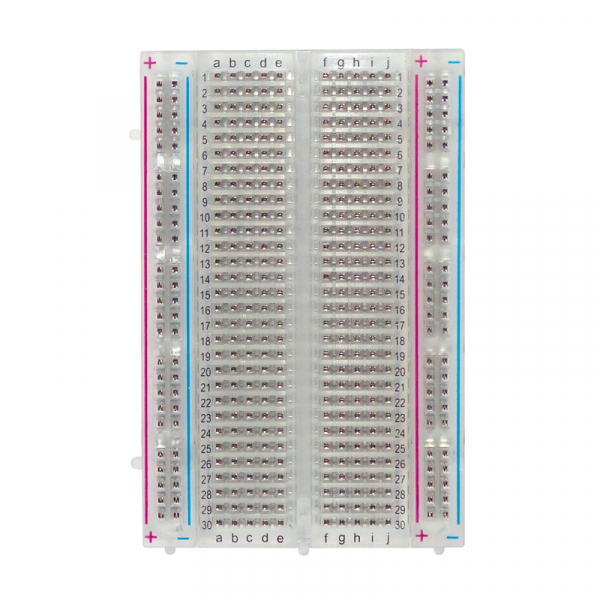 Laborsteckboard 100/300 Kontakte BLANKO Transparent