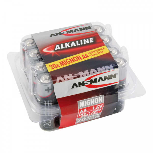 Ansmann Alkaline / Mignon AA Batterie 20er Box