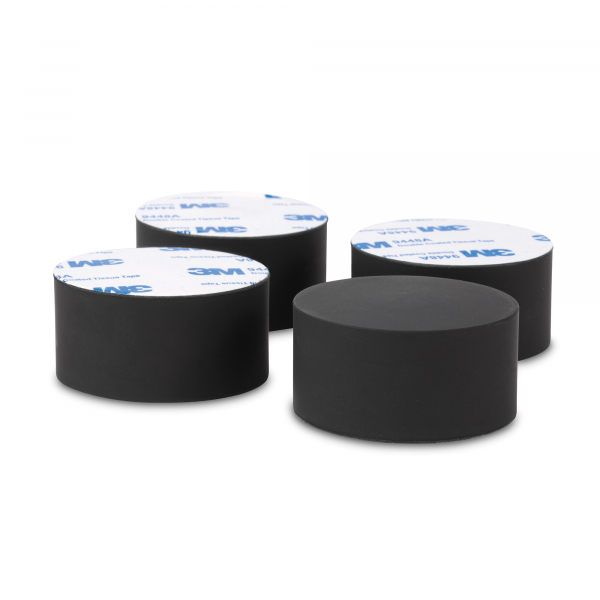 Dynavox Silikon-Elastomer Dämpfer EDZ50 4er-Set, Form zylindrisch