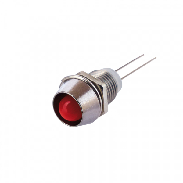 LED mit Fassung 6 mm rot 10 Stück