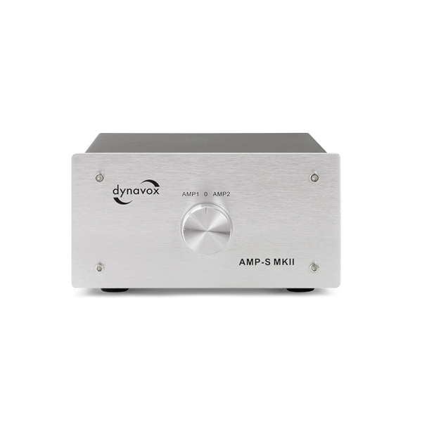 Dynavox Verstärker/Boxen-Umschalter silber Modell AMP-S MKII