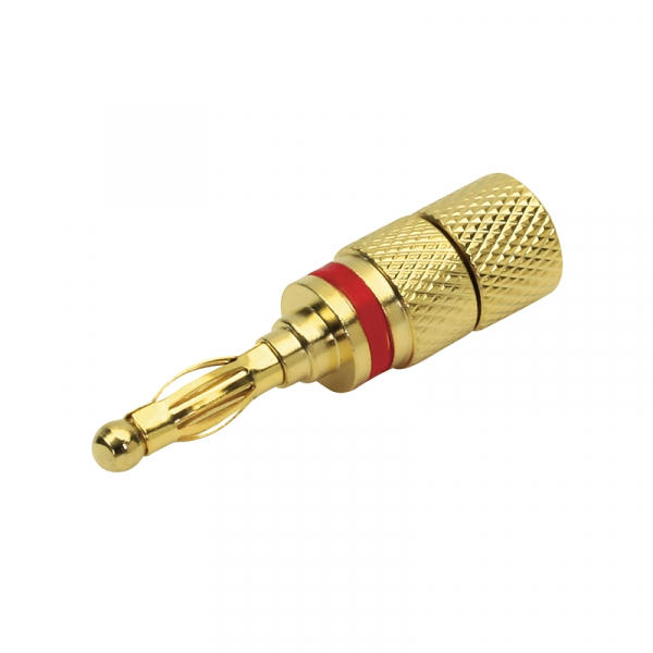 Dynavox Bananenstecker rot