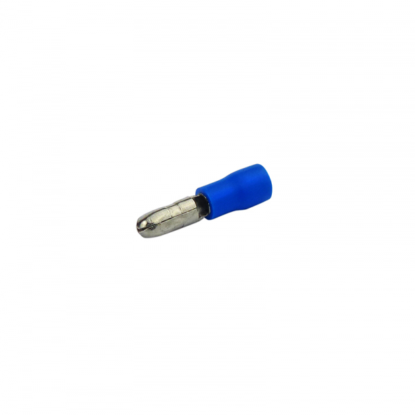 Rundstecker 1.5-2.5 mm 50 Stück blau