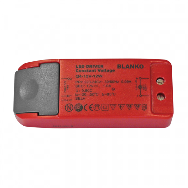 Konstantspannungsnetzteil für LED-Strips 12V / 1.0 A BLANKO
