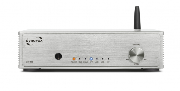 Dynavox DA-300 Kompaktverstärker silber mit HDMI ARC