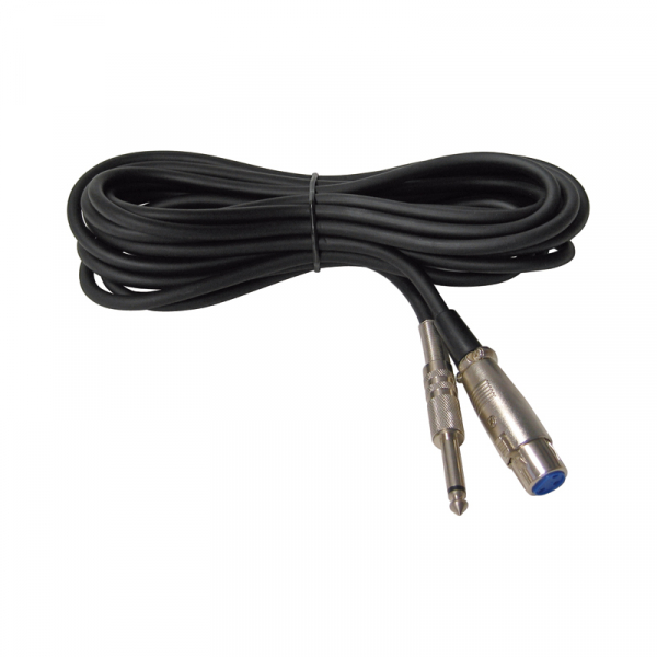 Kabel XLR Female/Klinke 6,3mm 6m Mono BLANKO